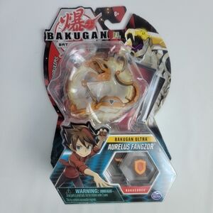 Bakugan Ultra Battle Planet Aurelus FANGZOR Bakucores Figure Cards Collectible